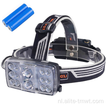 Oplaadbare camping rood licht USB LED -hoofdlicht